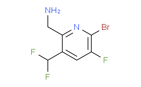 AM127453 | 1806908-97-3 | 2-(Aminomethyl)-6-bromo-3-(difluoromethyl)-5-fluoropyridine