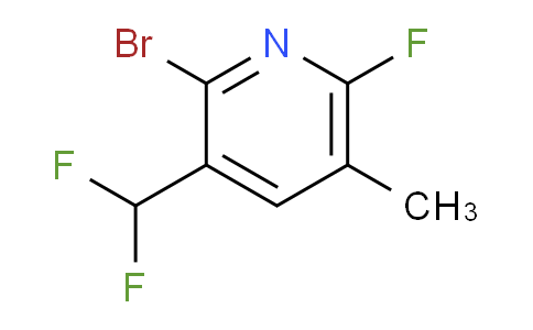 AM127454 | 1805395-14-5 | 2-Bromo-3-(difluoromethyl)-6-fluoro-5-methylpyridine