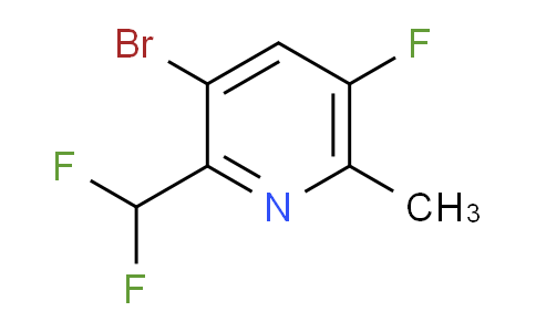 AM127457 | 1805334-89-7 | 3-Bromo-2-(difluoromethyl)-5-fluoro-6-methylpyridine