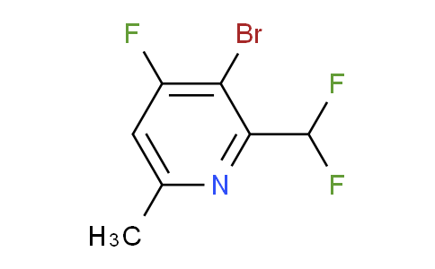 AM127458 | 1804494-67-4 | 3-Bromo-2-(difluoromethyl)-4-fluoro-6-methylpyridine