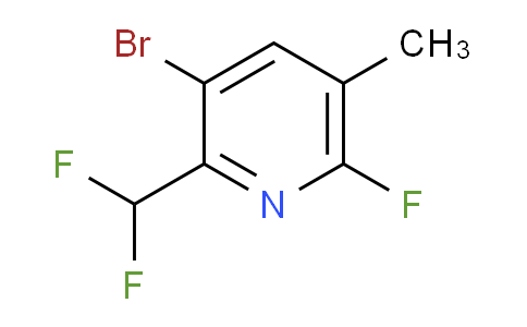 AM127459 | 1805395-36-1 | 3-Bromo-2-(difluoromethyl)-6-fluoro-5-methylpyridine