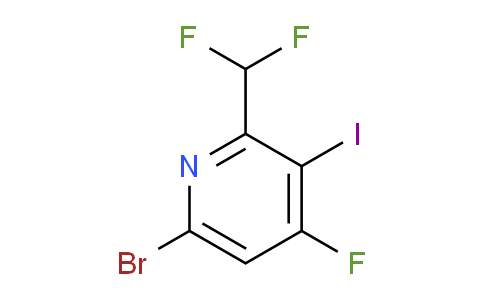 AM127475 | 1805393-85-4 | 6-Bromo-2-(difluoromethyl)-4-fluoro-3-iodopyridine