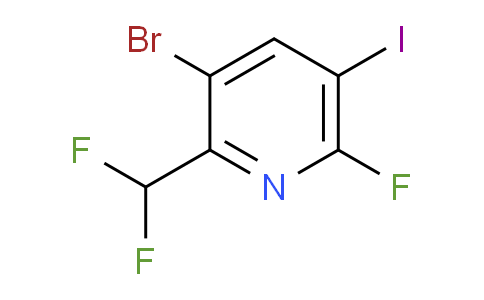 AM127479 | 1806992-63-1 | 3-Bromo-2-(difluoromethyl)-6-fluoro-5-iodopyridine