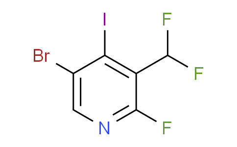 AM127483 | 1806828-77-2 | 5-Bromo-3-(difluoromethyl)-2-fluoro-4-iodopyridine