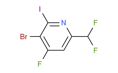 AM127488 | 1804493-87-5 | 3-Bromo-6-(difluoromethyl)-4-fluoro-2-iodopyridine