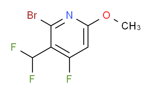 2-Bromo-3-(difluoromethyl)-4-fluoro-6-methoxypyridine