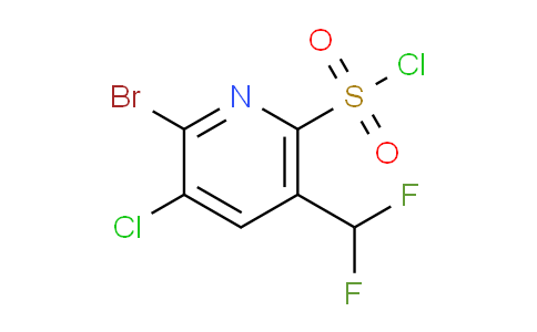 AM127511 | 1805342-32-8 | 2-Bromo-3-chloro-5-(difluoromethyl)pyridine-6-sulfonyl chloride