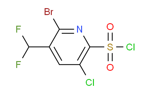 AM127512 | 1805237-18-6 | 2-Bromo-5-chloro-3-(difluoromethyl)pyridine-6-sulfonyl chloride