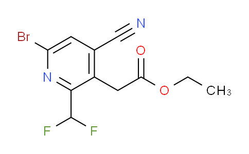 AM127527 | 1805358-20-6 | Ethyl 6-bromo-4-cyano-2-(difluoromethyl)pyridine-3-acetate