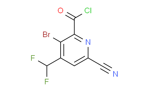 AM127534 | 1806826-87-8 | 3-Bromo-6-cyano-4-(difluoromethyl)pyridine-2-carbonyl chloride