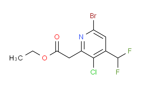 AM127538 | 1805385-81-2 | Ethyl 6-bromo-3-chloro-4-(difluoromethyl)pyridine-2-acetate