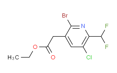 AM127544 | 1806039-75-7 | Ethyl 2-bromo-5-chloro-6-(difluoromethyl)pyridine-3-acetate