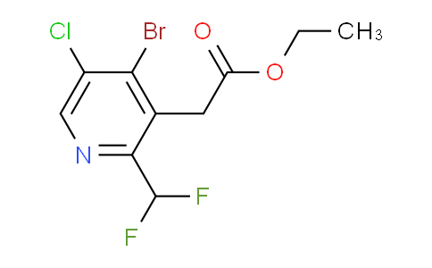 AM127551 | 1805386-43-9 | Ethyl 4-bromo-5-chloro-2-(difluoromethyl)pyridine-3-acetate