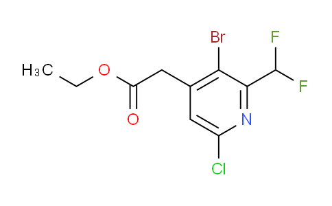 AM127553 | 1806040-08-3 | Ethyl 3-bromo-6-chloro-2-(difluoromethyl)pyridine-4-acetate