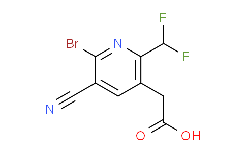 AM127554 | 1805371-63-4 | 2-Bromo-3-cyano-6-(difluoromethyl)pyridine-5-acetic acid