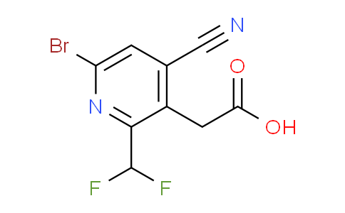 AM127556 | 1806917-39-4 | 6-Bromo-4-cyano-2-(difluoromethyl)pyridine-3-acetic acid