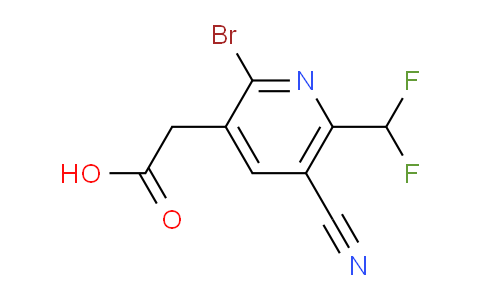 AM127557 | 1804493-53-5 | 2-Bromo-5-cyano-6-(difluoromethyl)pyridine-3-acetic acid