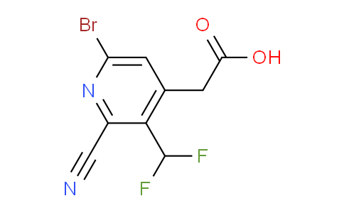 AM127559 | 1806055-85-5 | 6-Bromo-2-cyano-3-(difluoromethyl)pyridine-4-acetic acid