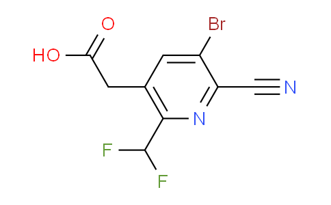 AM127562 | 1805432-53-4 | 3-Bromo-2-cyano-6-(difluoromethyl)pyridine-5-acetic acid