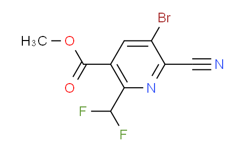 AM127569 | 1804912-01-3 | Methyl 3-bromo-2-cyano-6-(difluoromethyl)pyridine-5-carboxylate