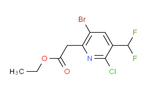 AM127570 | 1806039-95-1 | Ethyl 5-bromo-2-chloro-3-(difluoromethyl)pyridine-6-acetate