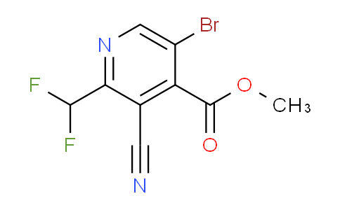 AM127572 | 1805343-10-5 | Methyl 5-bromo-3-cyano-2-(difluoromethyl)pyridine-4-carboxylate