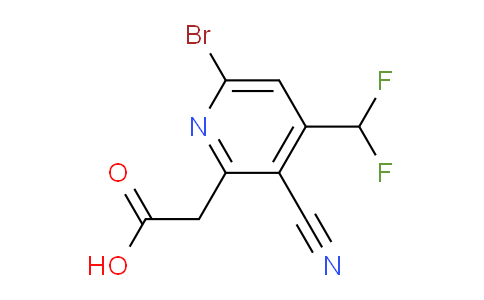 AM127574 | 1806055-79-7 | 6-Bromo-3-cyano-4-(difluoromethyl)pyridine-2-acetic acid