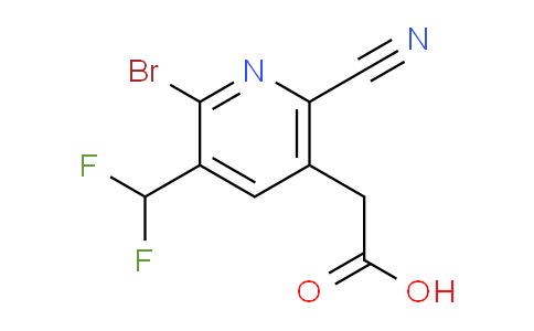 AM127575 | 1805388-36-6 | 2-Bromo-6-cyano-3-(difluoromethyl)pyridine-5-acetic acid