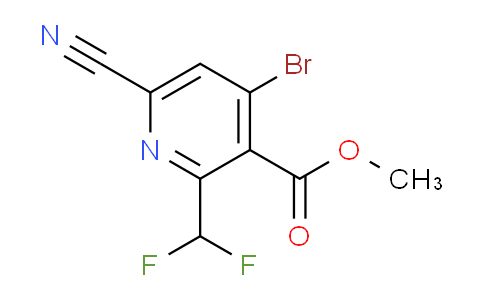 Methyl 4-bromo-6-cyano-2-(difluoromethyl)pyridine-3-carboxylate