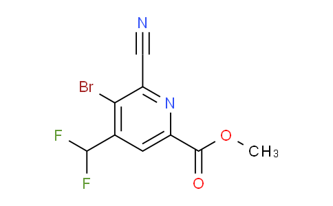 AM127588 | 1804912-00-2 | Methyl 3-bromo-2-cyano-4-(difluoromethyl)pyridine-6-carboxylate