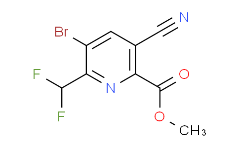 AM127589 | 1804843-27-3 | Methyl 3-bromo-5-cyano-2-(difluoromethyl)pyridine-6-carboxylate