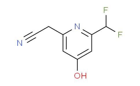 AM12759 | 1804688-35-4 | 2-(Difluoromethyl)-4-hydroxypyridine-6-acetonitrile