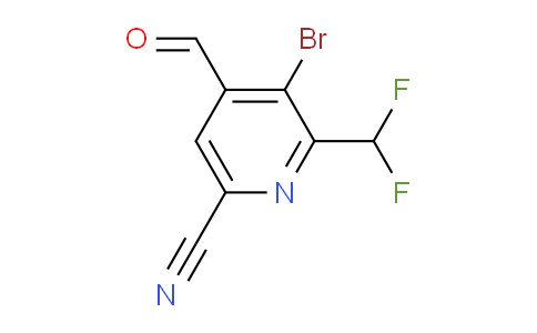 AM127591 | 1805354-31-7 | 3-Bromo-6-cyano-2-(difluoromethyl)pyridine-4-carboxaldehyde