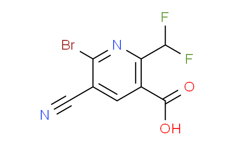 AM127595 | 1806915-24-1 | 2-Bromo-3-cyano-6-(difluoromethyl)pyridine-5-carboxylic acid