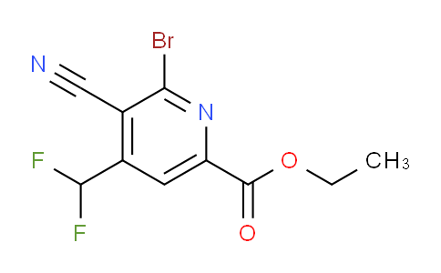 AM127600 | 1804464-21-8 | Ethyl 2-bromo-3-cyano-4-(difluoromethyl)pyridine-6-carboxylate
