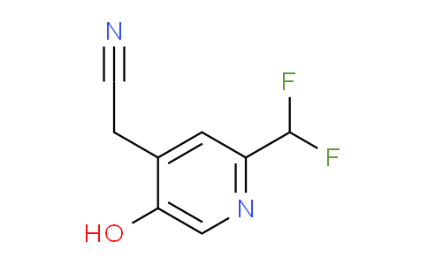 2-(Difluoromethyl)-5-hydroxypyridine-4-acetonitrile