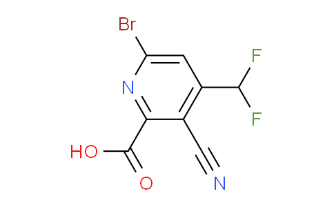 AM127610 | 1805431-03-1 | 6-Bromo-3-cyano-4-(difluoromethyl)pyridine-2-carboxylic acid