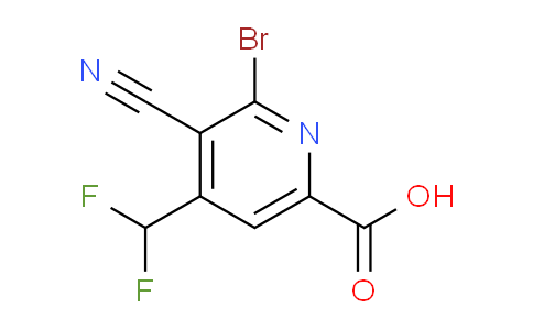 AM127613 | 1805371-24-7 | 2-Bromo-3-cyano-4-(difluoromethyl)pyridine-6-carboxylic acid