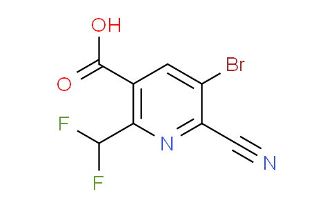 AM127616 | 1805354-63-5 | 3-Bromo-2-cyano-6-(difluoromethyl)pyridine-5-carboxylic acid
