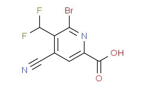 AM127618 | 1805371-32-7 | 2-Bromo-4-cyano-3-(difluoromethyl)pyridine-6-carboxylic acid