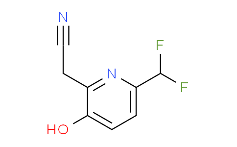 AM12762 | 1806776-82-8 | 6-(Difluoromethyl)-3-hydroxypyridine-2-acetonitrile