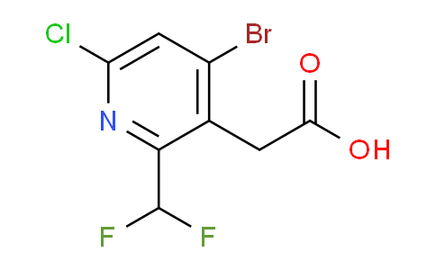 AM127626 | 1806047-65-3 | 4-Bromo-6-chloro-2-(difluoromethyl)pyridine-3-acetic acid