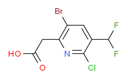 AM127637 | 1805234-78-9 | 5-Bromo-2-chloro-3-(difluoromethyl)pyridine-6-acetic acid