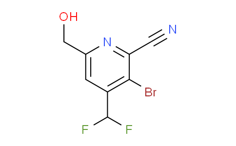 AM127645 | 1806914-73-7 | 3-Bromo-2-cyano-4-(difluoromethyl)pyridine-6-methanol