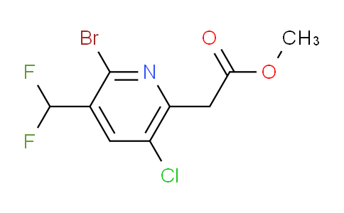 AM127650 | 1804913-20-9 | Methyl 2-bromo-5-chloro-3-(difluoromethyl)pyridine-6-acetate