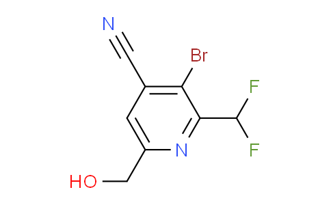 AM127651 | 1805353-74-5 | 3-Bromo-4-cyano-2-(difluoromethyl)pyridine-6-methanol