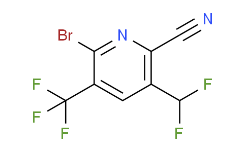 AM127662 | 1806996-67-7 | 2-Bromo-6-cyano-5-(difluoromethyl)-3-(trifluoromethyl)pyridine