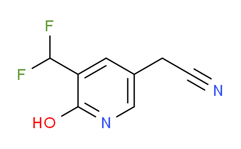 3-(Difluoromethyl)-2-hydroxypyridine-5-acetonitrile