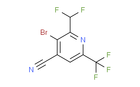 AM127670 | 1806828-96-5 | 3-Bromo-4-cyano-2-(difluoromethyl)-6-(trifluoromethyl)pyridine