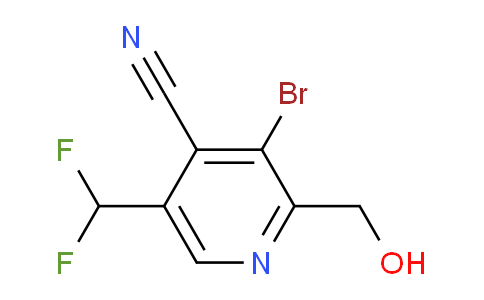 AM127671 | 1806914-91-9 | 3-Bromo-4-cyano-5-(difluoromethyl)pyridine-2-methanol